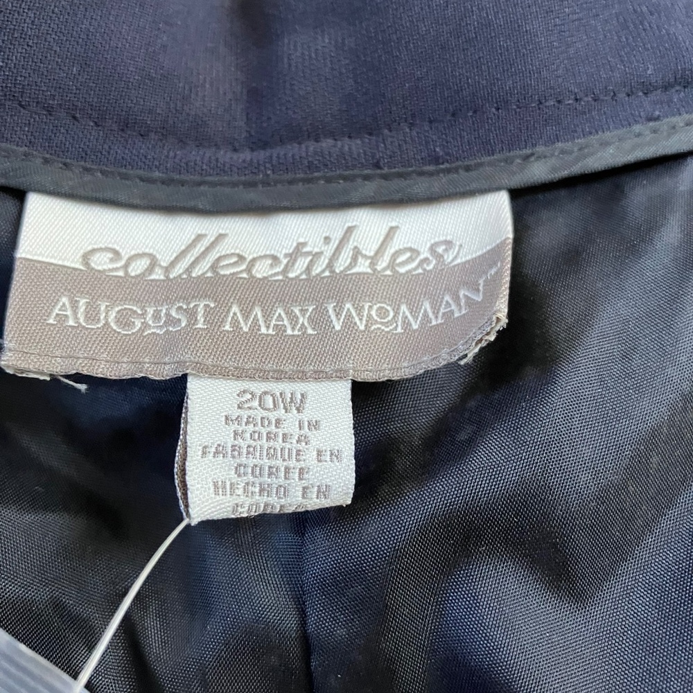 NWT navy dress pants double button  lined